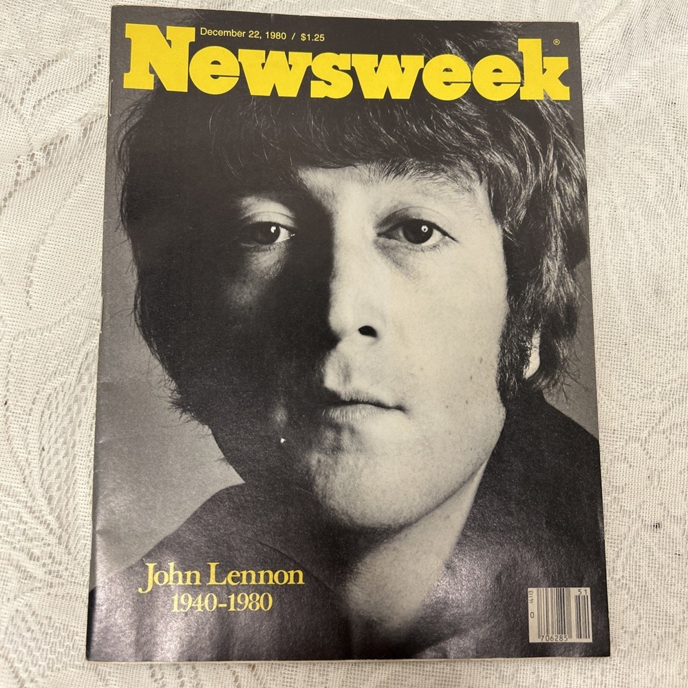 John Lennon Memorial Newsweek Magazine December 22, 1980 Beatles